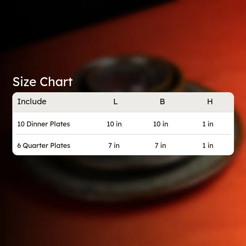 Sragen Handmade Dinner Set - 16 Piece Set media 5