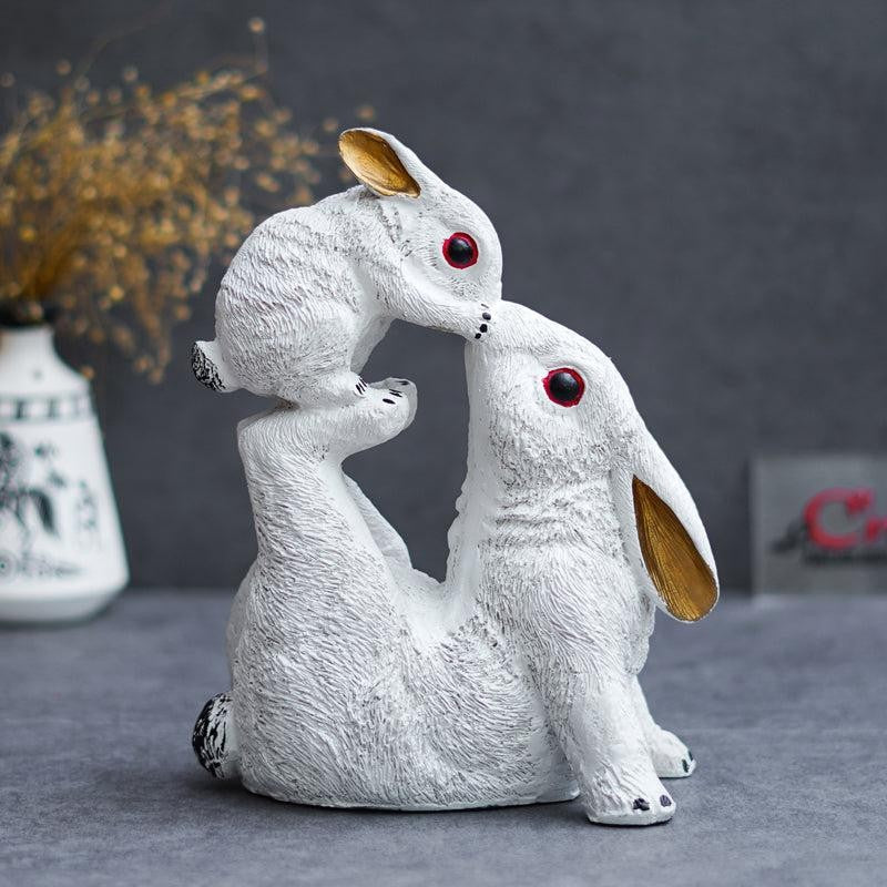 Bunny Mom Balance Showpiece