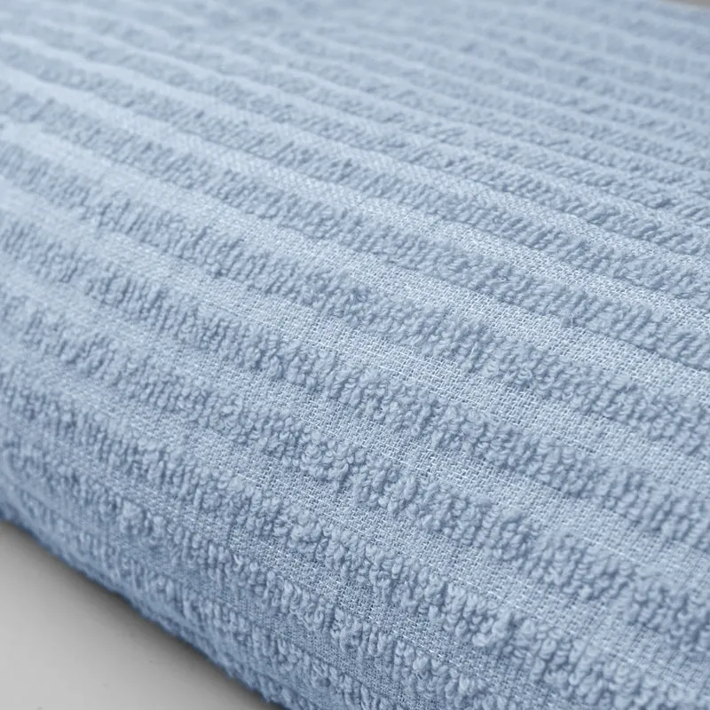 Micro Cotton LuxeDry Striped Bath Towel - Blue media 3