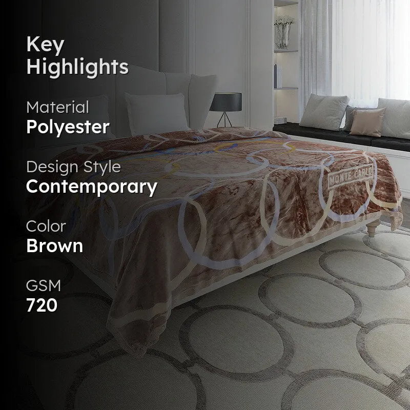 Monte Carlo Celestial Circles Blanket - 720 GSM media 2