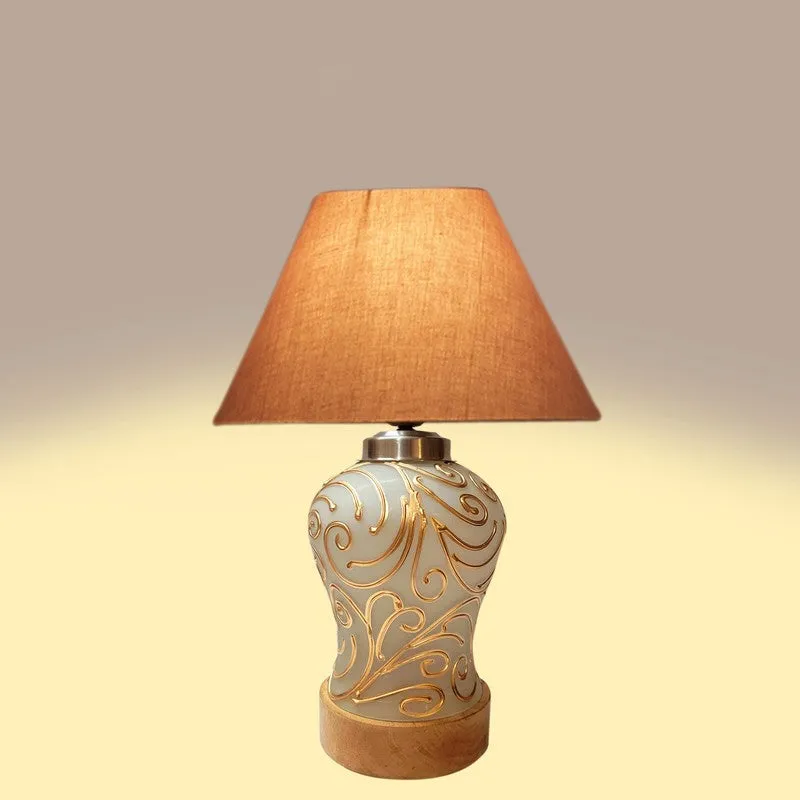 Lumithra Wooden Table Lamp - Grey media 6