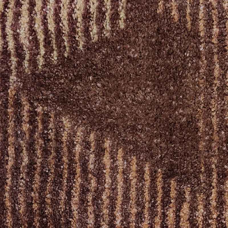 Calista Geoemteric Micro Fiber Runner Rug - Brown media 4