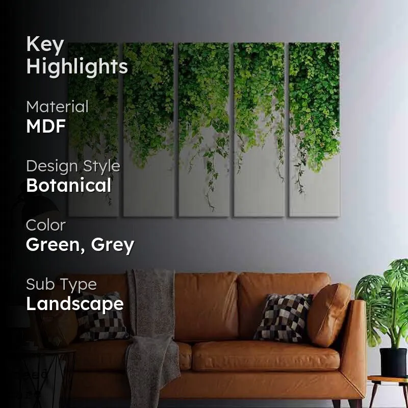 Nature's Gallore Wall Art - Five Piece Set media 2