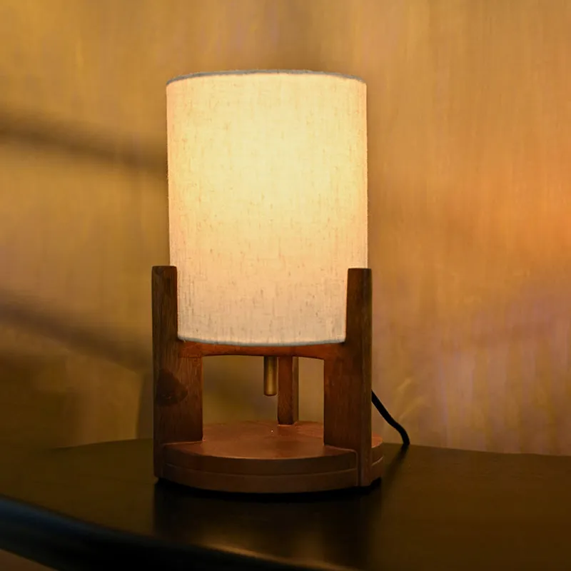 Solvi Wooden Table Lamp - Brown media 6