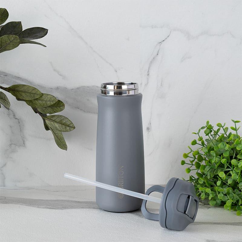 H2O Splash Hot & Cold Thermos Water Bottle (Black & Grey, 600 mL Each) - Set Of Two media 6
