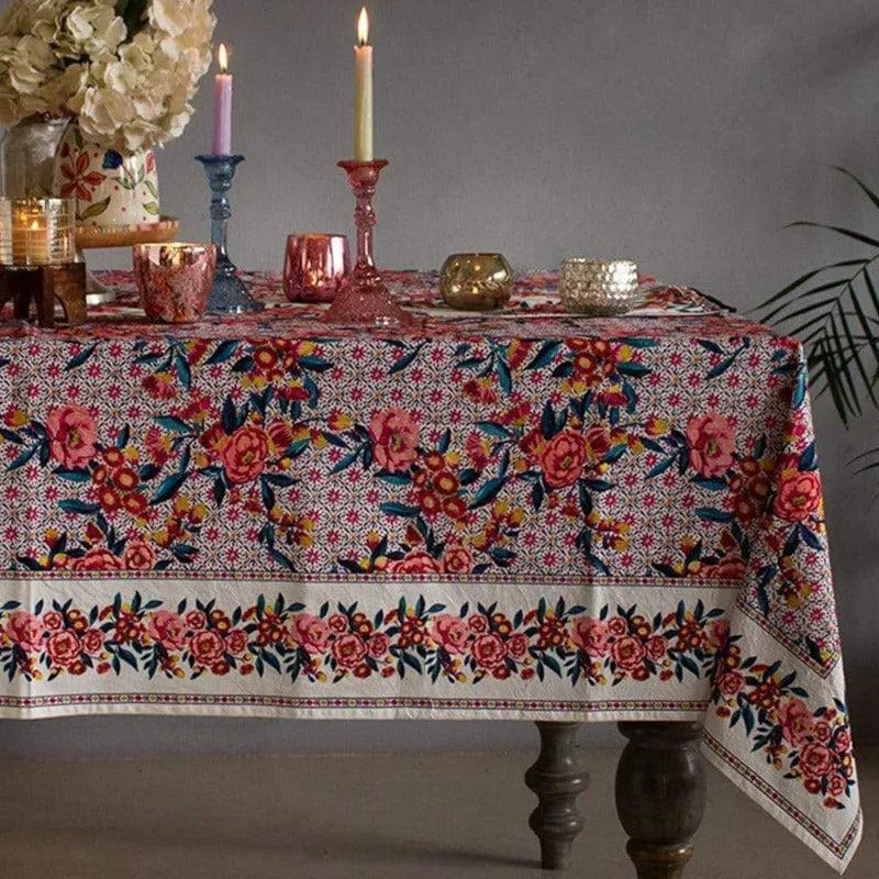 Poppy Petals Table Cover - Six Seater media 1