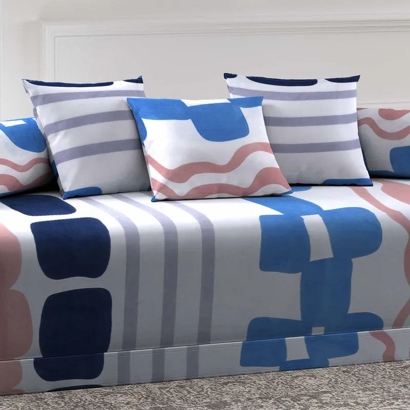Tesselar Printed Diwan Set - Six Piece Set media 4