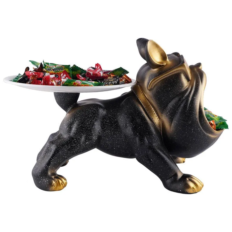 The Posh Pup Painted Polyresin Show Piece - Black media 3