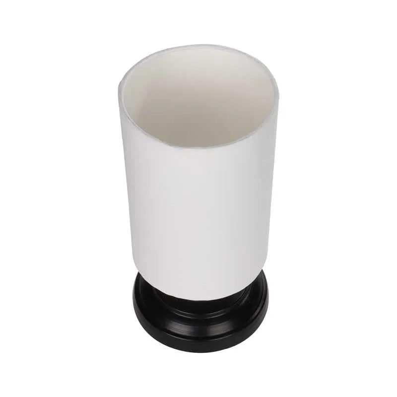 Eunoia Fabric Table Lamp - White,Black media 4