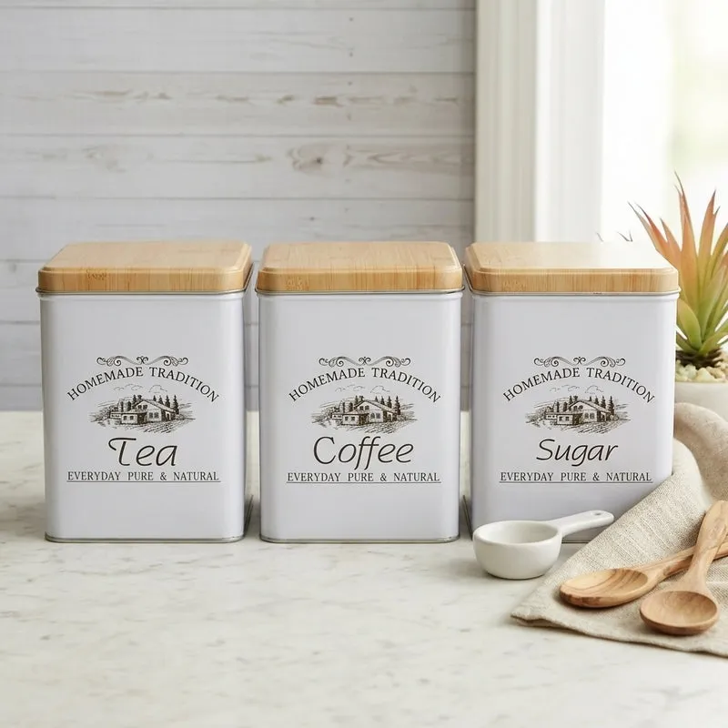 Coffee Charm Storage Box (500 mL Each) - Set Of Three media 1