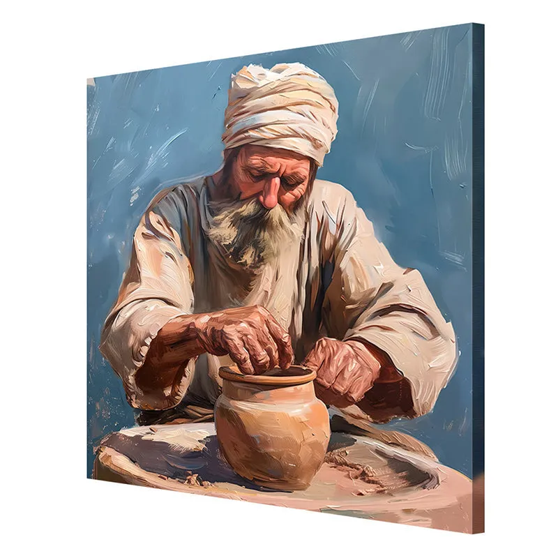 Pottery Maker Wall Painting media 6