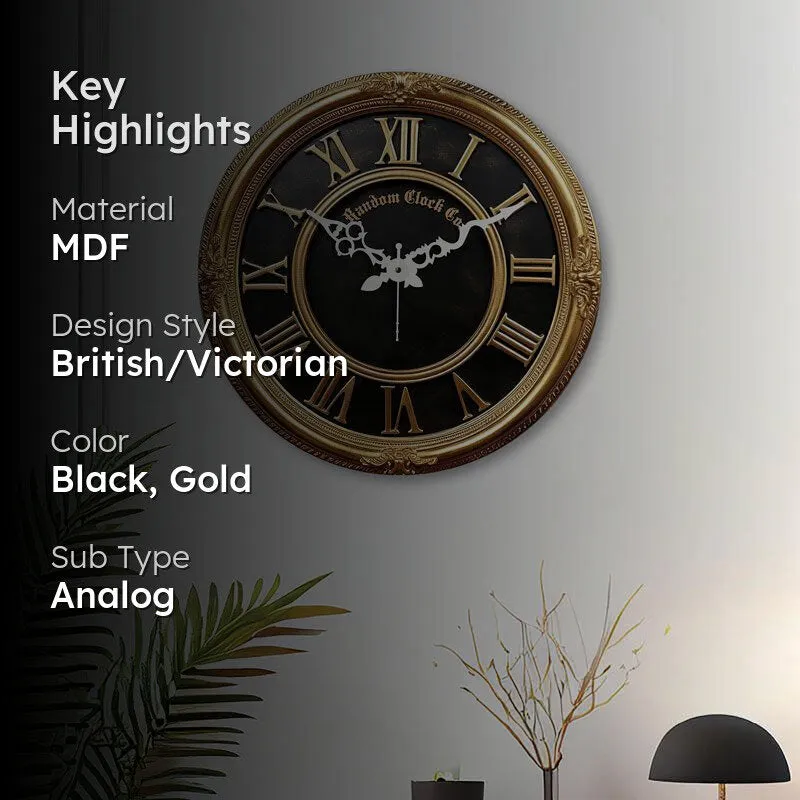 Ivey Antique 3D Printed MDF Wall Clock media 2