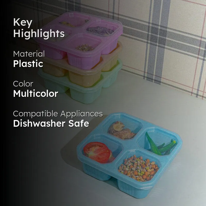 Watson Four Compartment Lunchbox - 800 ML media 2