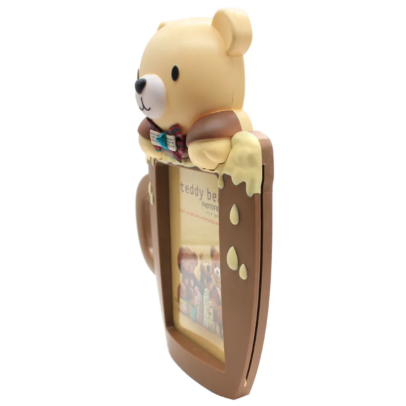 Teddy Sip Kids Photo Frame - Cream media 6