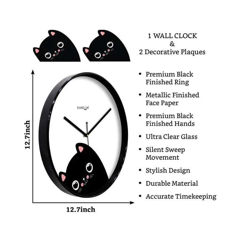 Kitty Chrono Wall Clock media 9