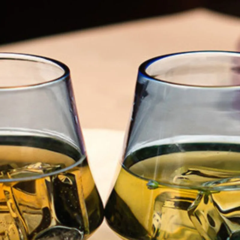 Citrine Spark Goblet Glasses(260 mL) - Set Of Two media 4