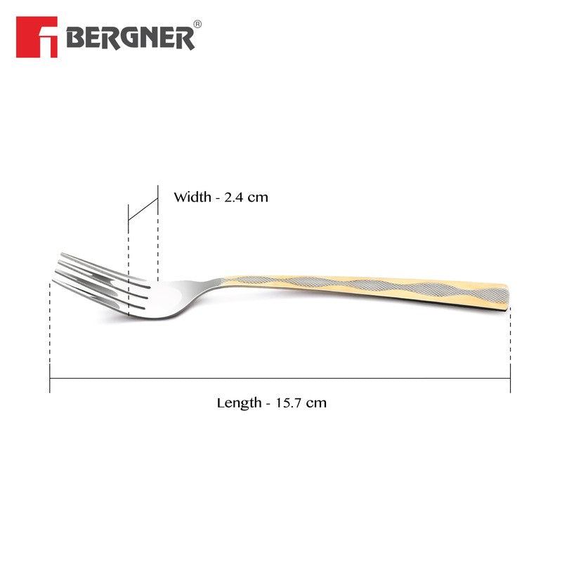 Tosca Stainless Steel Fork - Set of Six media 9