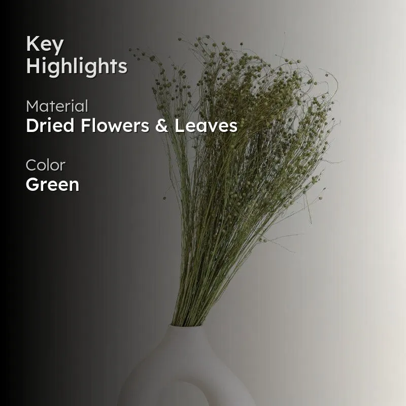 Loopa Dried Millet Grass Lino Bunch - Green media 2