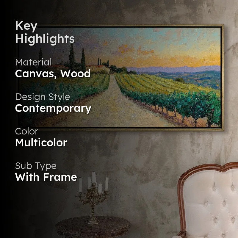 Terranova Canvas Wall Painting With Frame media 2