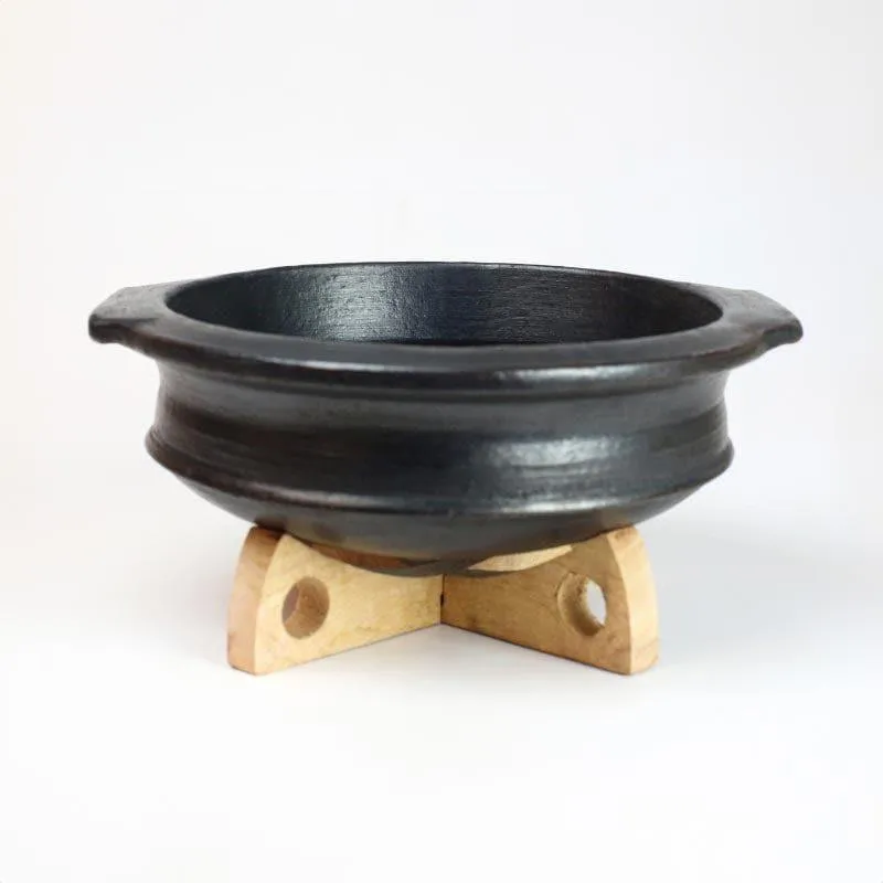Hirang Clay Pot Black 2000 mL / 9 Inches media 3