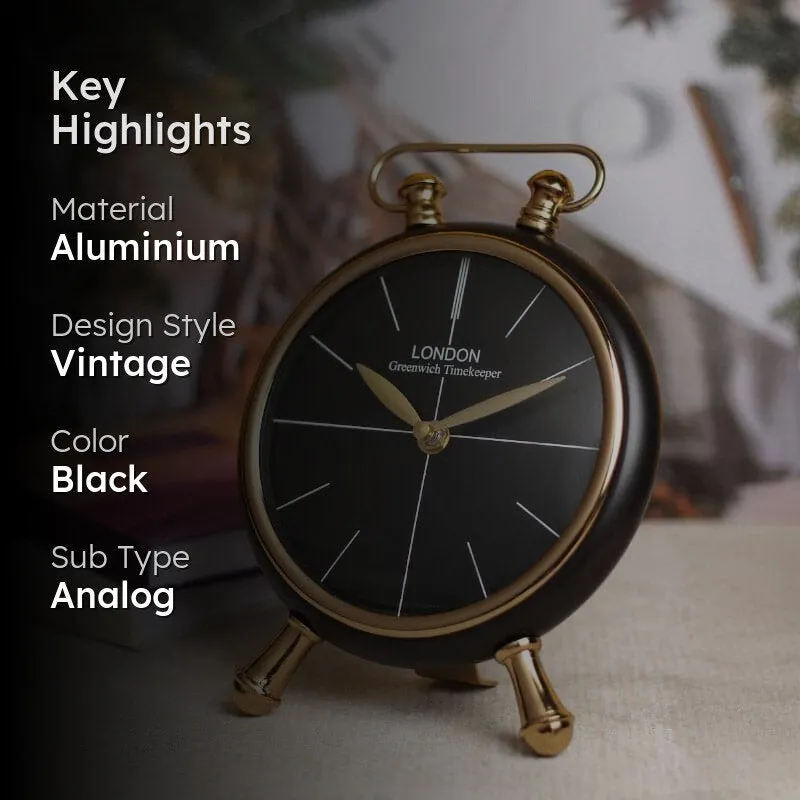 Manera Table Clock - Black media 2