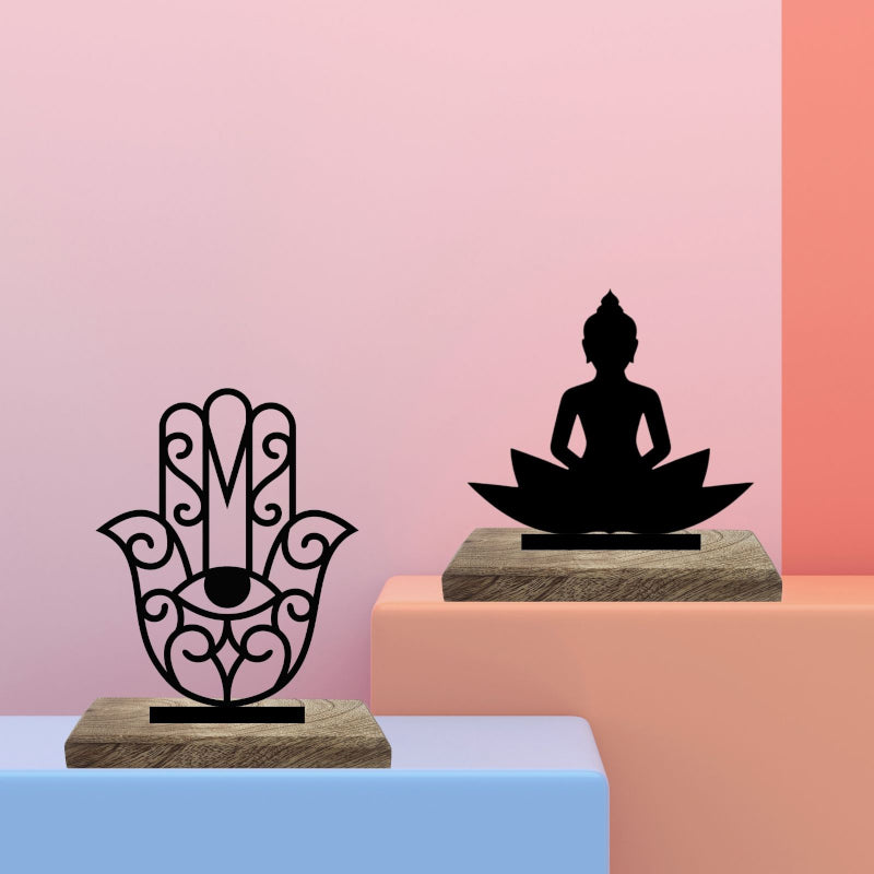 Symbolic Serenity Showpiece - Set Of Two