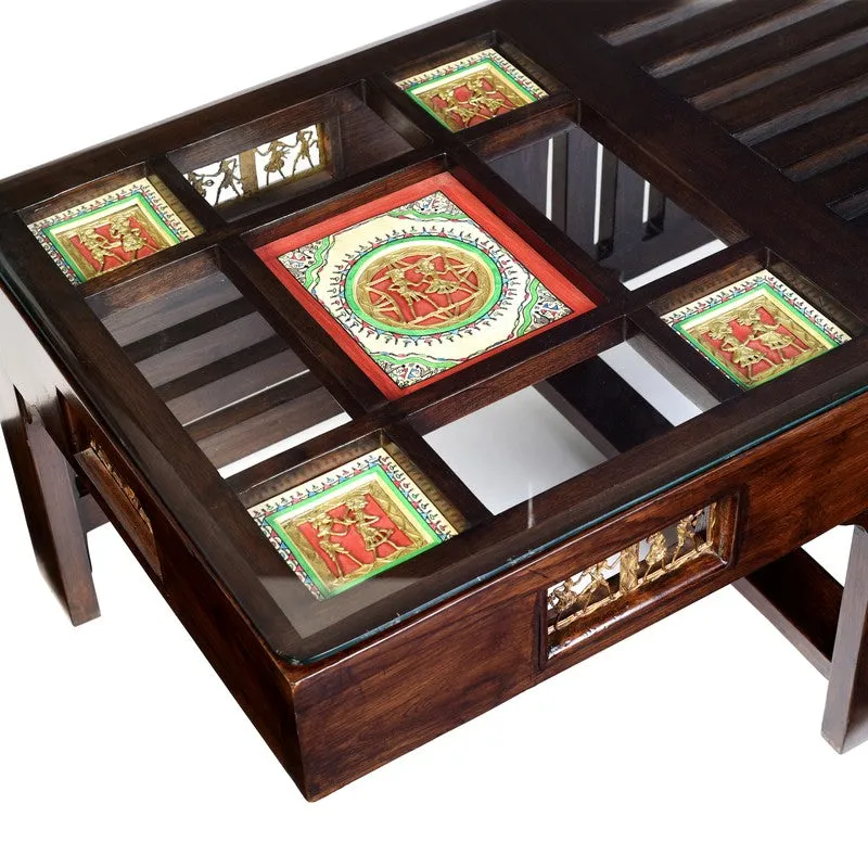 Zenga Teak Wood Center Table media 6