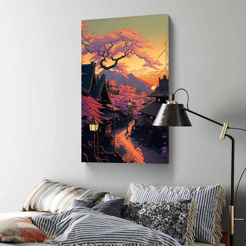 Sunset Valley Wall Painting media 4