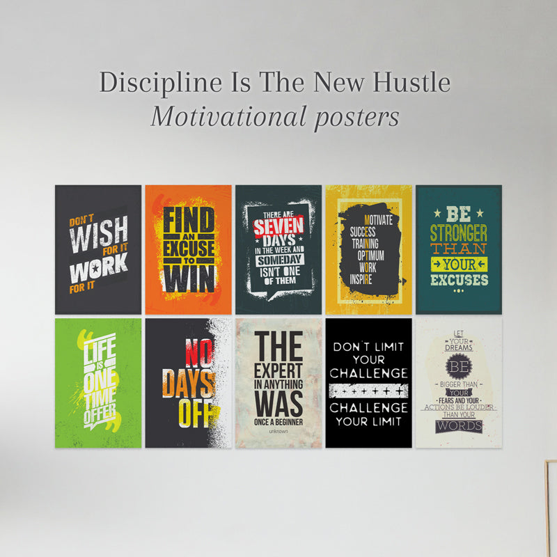 Motivate & Inspire Wall Poster - Set Of Ten media 5