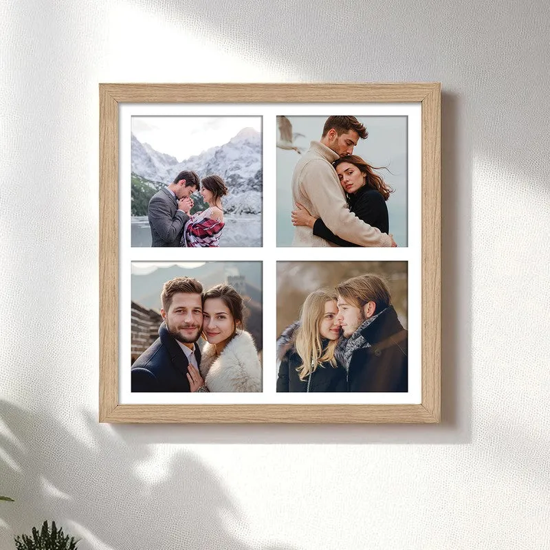 Memory Collage Photo Frame - Beige media 3