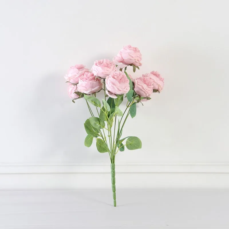 Petalisse Rose Fabric Artificial Flower - Light Pink media 4