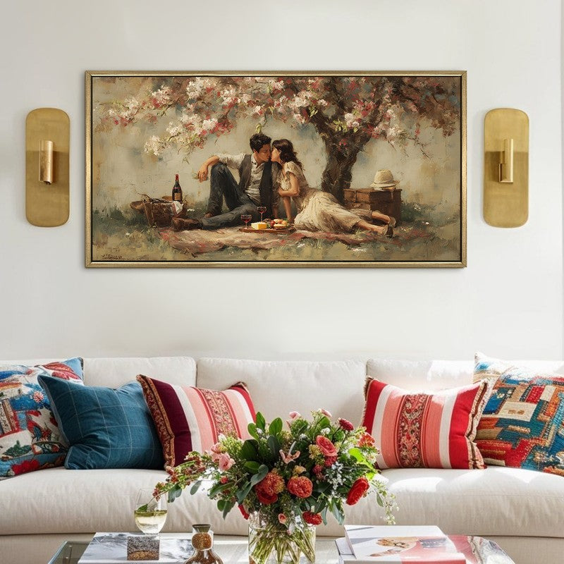 Blossom Shade Canvas Wall Painting With Frame