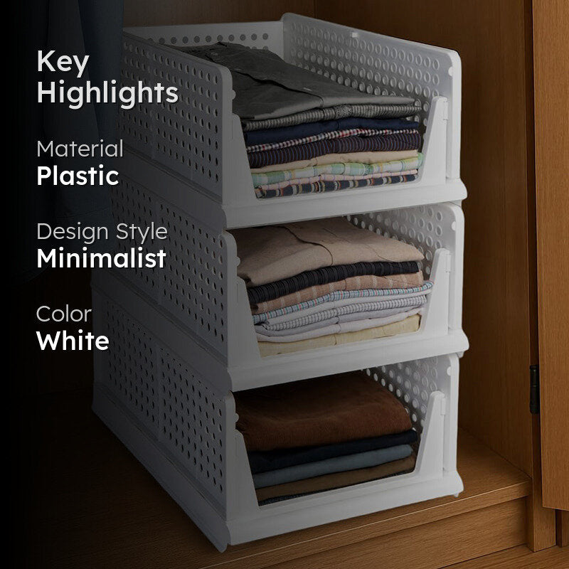 Laxis NeatNest Fabric Cloth Organizer - Set Of Three media 2