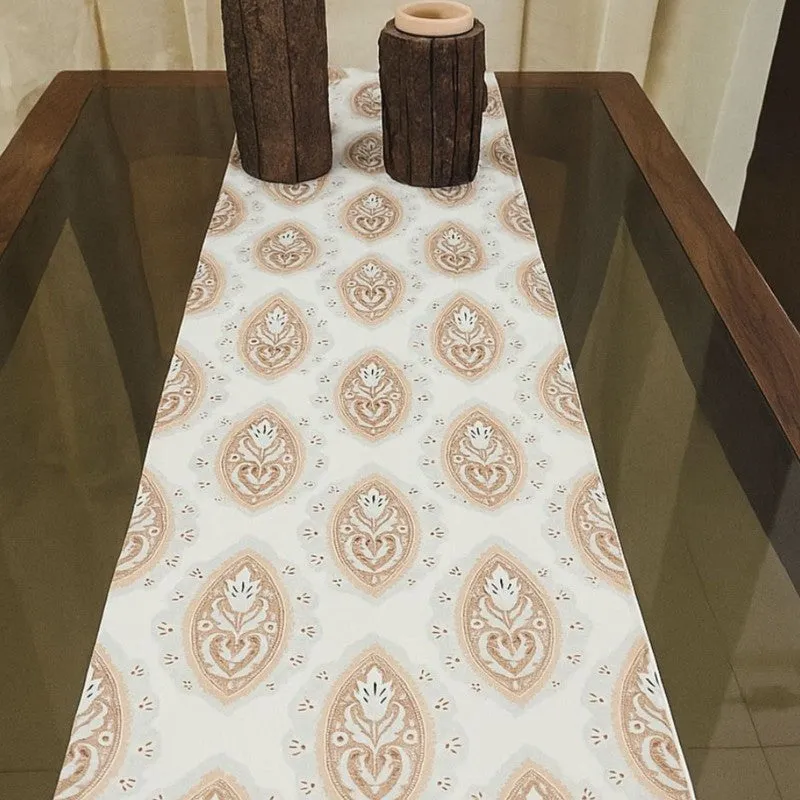 Sutrika Floral Teardrop Table Runner media 3