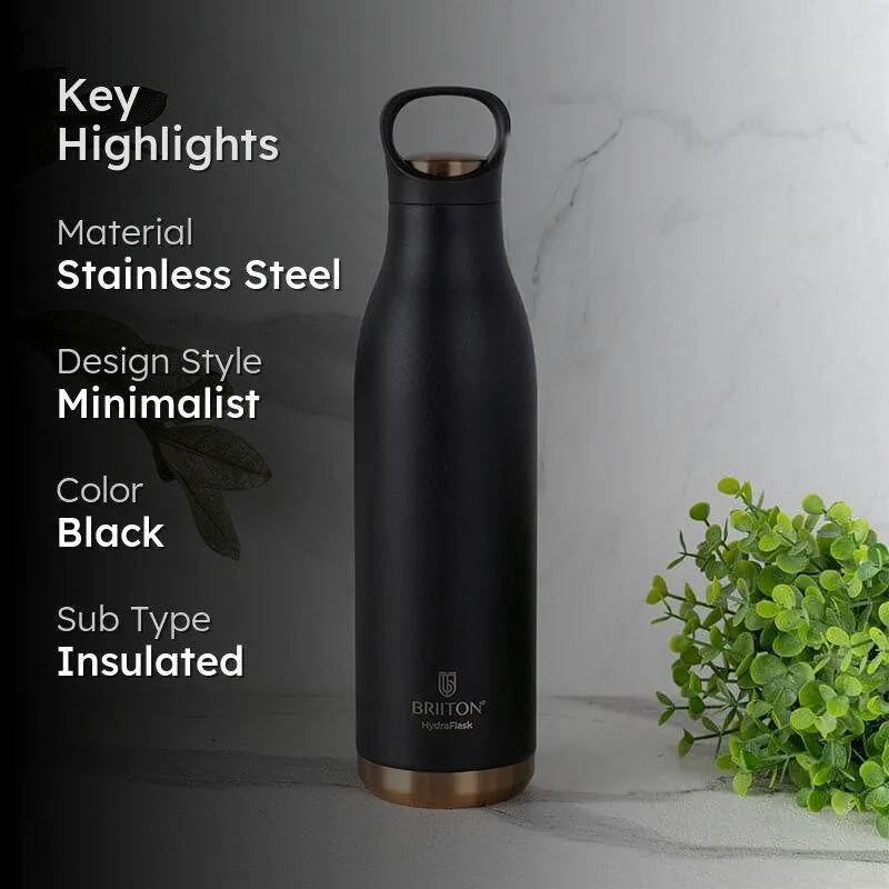 Liquid Muse Black Thermos Water Bottle - 750mL media 2