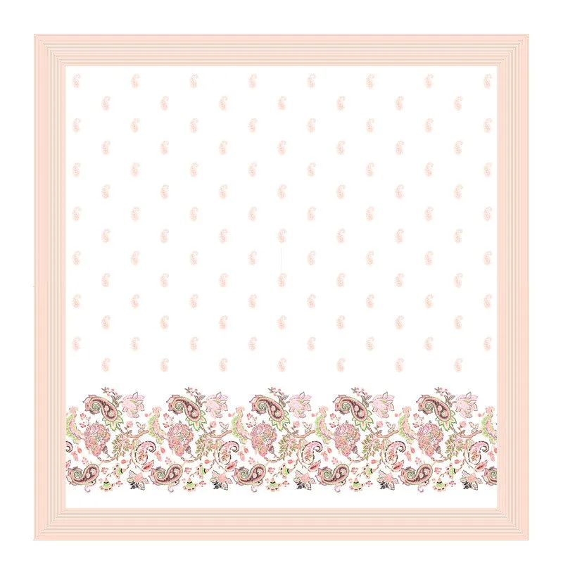 Royal Glow Cotton Bedsheet (Peach,White) - 120 TC media 4