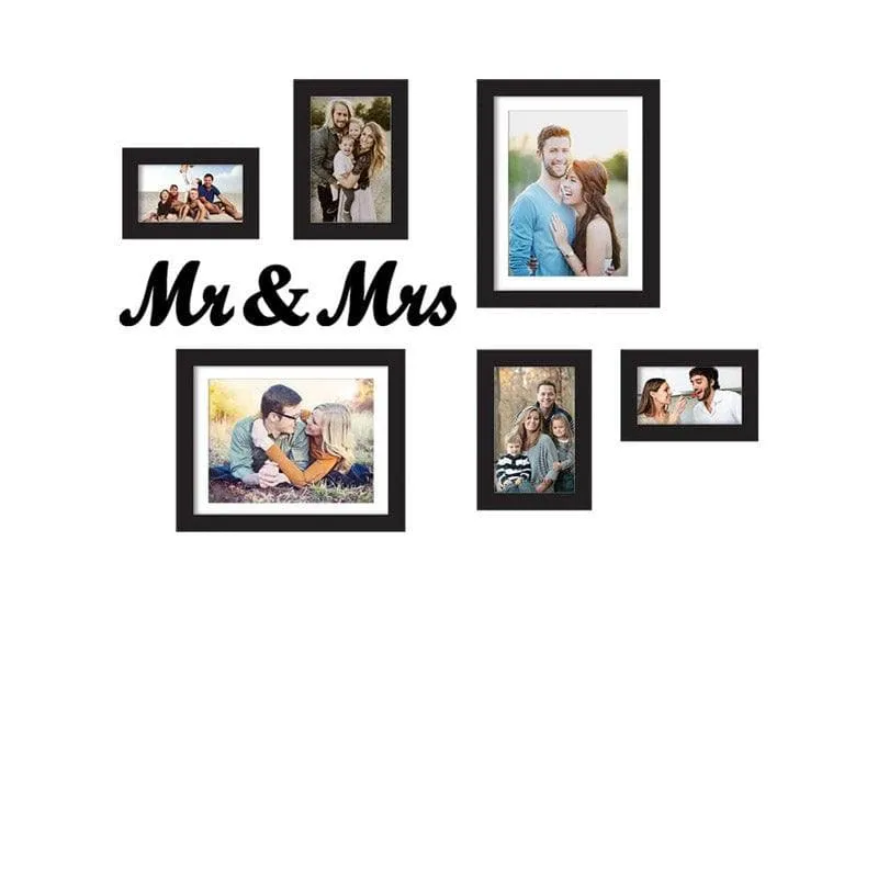 Mr & Mrs Forever Photo Frame - Set Of Seven media 4