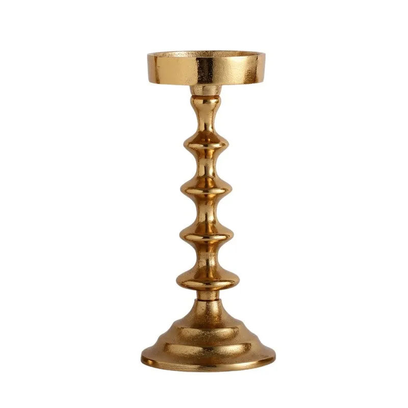 Classic Column Candle Holder - Gold media 5