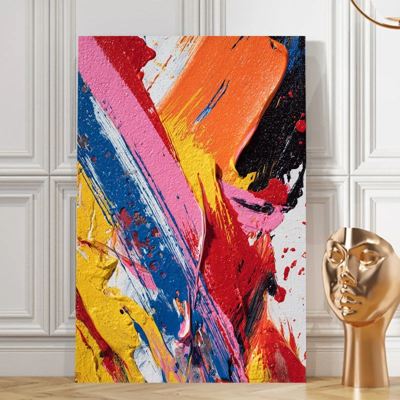 Urban Pulse Abstract Canvas Wall Art media 7