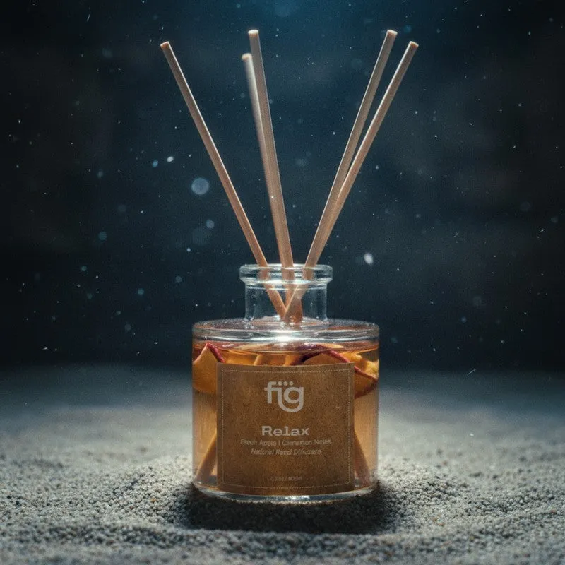 Fig Living Relax Apple and Cinamon Reed Diffusor - IFRA Standard Perfumes media 6