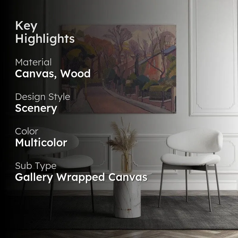 Cambrian Road Canvas Painting - Spencer Gore - Gallery Wrap media 2