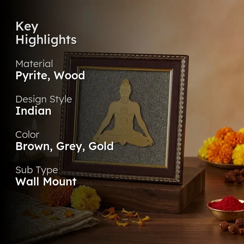 Divine Energy Yoga Wooden Wall Art media 2