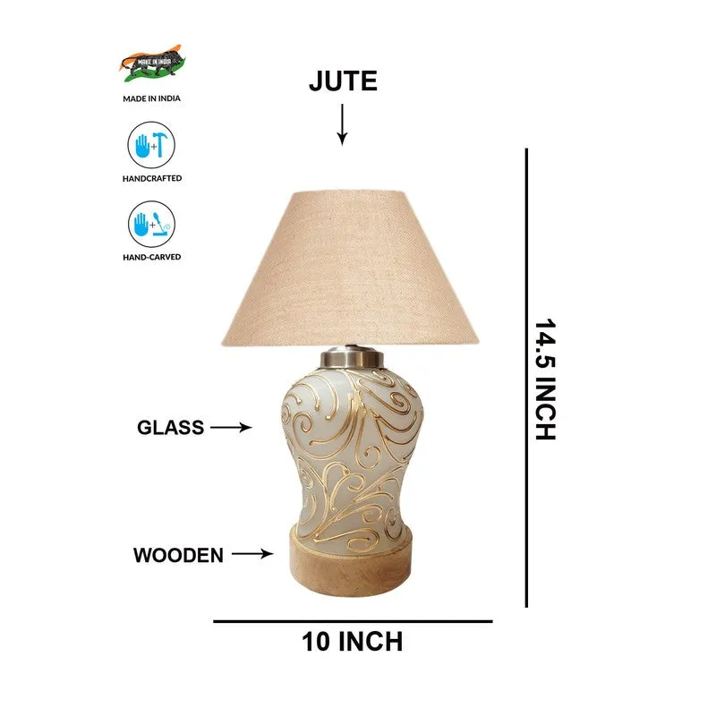Lumithra Wooden Table Lamp - Beige media 7