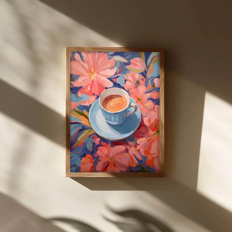 Floral Brewery Archival Canvas Wall Art - Brown media 3