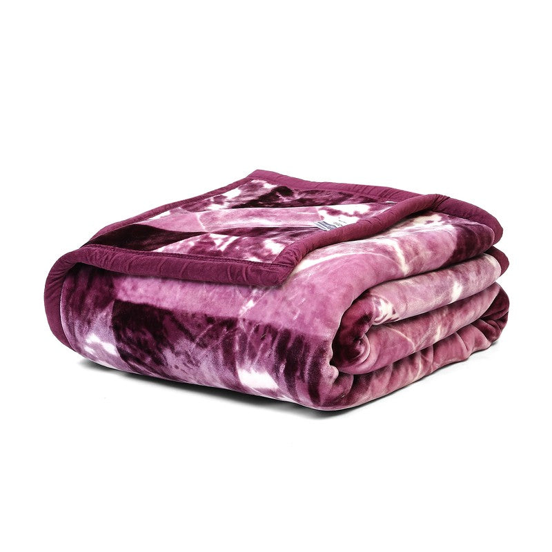 Monte Carlo Violet Dreamscape Blanket - 1000 GSM media 5