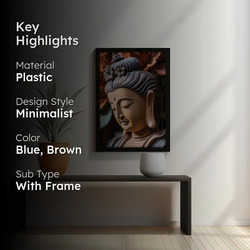 Elysian Meditation Buddha Wall Painting media 2
