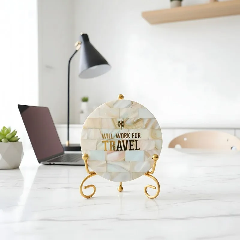 Voyage Muse Marble Showpiece With Stand media 5
