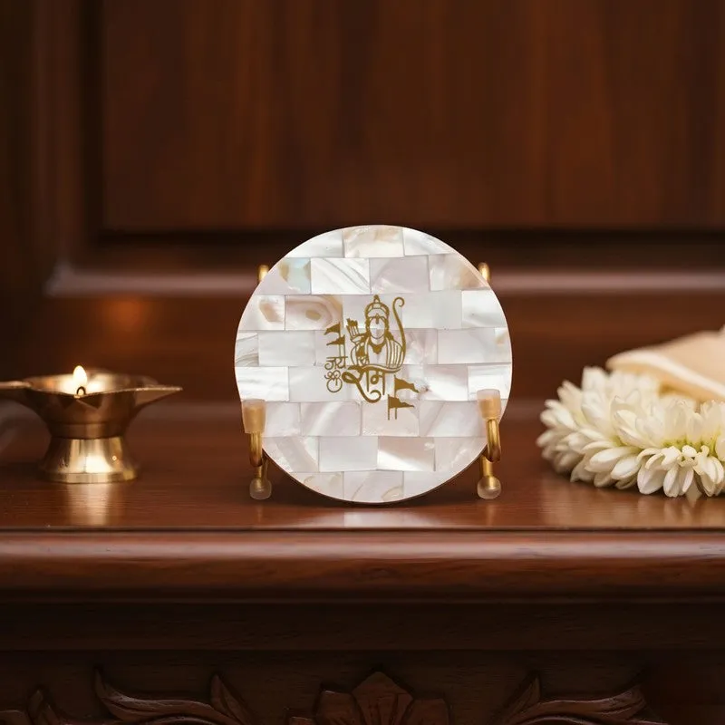 Jai Shree Ram Mother Of Pearl Religious Accent media 3