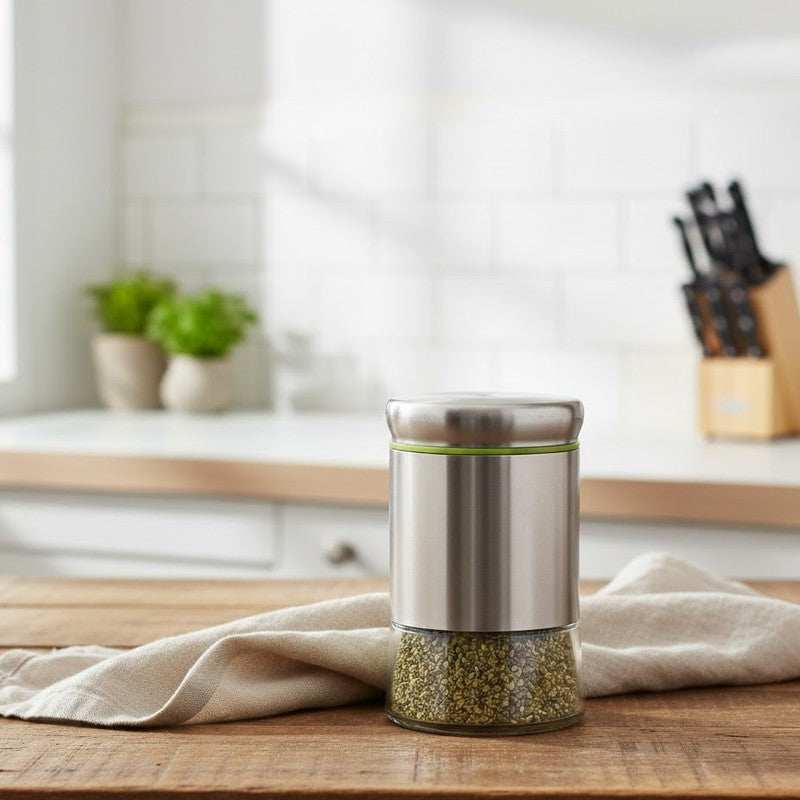 Clear Nest Stainless Steel Jar (550 mL Each) - Set Of Six media 8