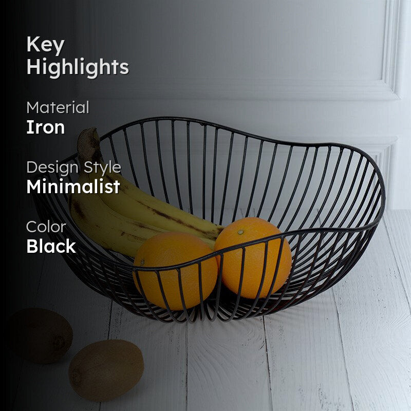Ruflo Fruit Basket - Black media 2